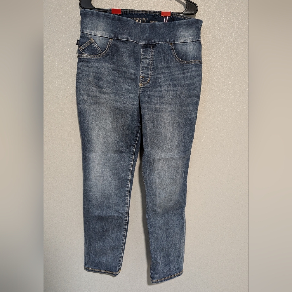 Denim RX Fever Pull On Crop Skinny Jeans
